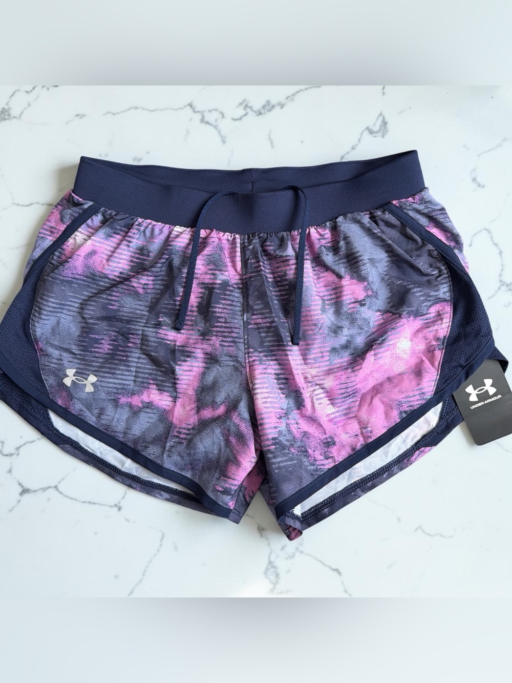 NWT Under Armour Women’s Pink & Navy Shorts